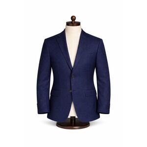 Ralph Lauren Unstructured Blazer Mens 46R Navy Blue Wool Two Button Sport Coat